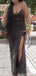 Formal Spaghetti Strap V-neck Mermaid Long Formal Gown to Impress,WGP2020