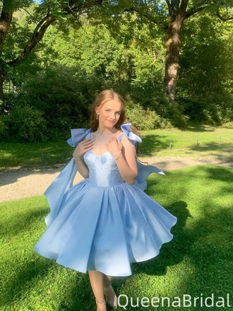 Gorgeous Spaghetti Strap A-line Short Mini Homecoming Dress,QB1081