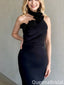 Formal Halter Sheath Short Mini Homecoming Dress,QB1084