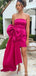 Elegant Strapless Unique Sheath Short Mini Homecoming Dress,QB1086