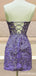 Elegant Strapless V-neck Sheath Short Mini Homecoming Dress,QB1088