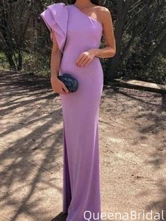 Casual One-shoulder Mermaid Long Formal Gown to Impress,WGP2174