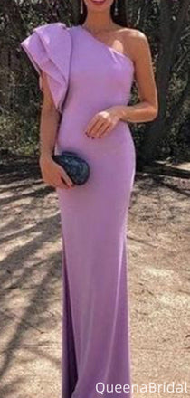 Casual One-shoulder Mermaid Long Formal Gown to Impress,WGP2174