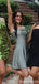 Elegant Strapless A-line Short Mini Homecoming Dress,QB0991