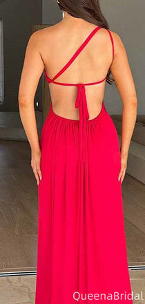 Elegant One-shoulder Mermaid Long Formal Gown to Impress,WGP2182