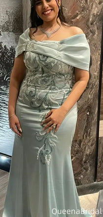 Gorgeous Off-shoulder Mermaid Long Formal Gown to Impress,WGP2186