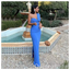 Elegant Sexy Blue Mermaid Long Prom Dresses Party Dresses to Impress ,WGP1370