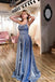 Sparkly Spaghetti Straps Lace up Back A-line Evening Gown Long Prom Dresses ,WGP651