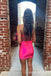 Mermaid Sweetheart Lace Up Back Spaghetti Straps Tight Graduation Party Short Homecoming Dresses ,QB0726