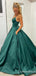 Elegant Sexy Spaghetti Straps A-line Evening Gown Maxi Long Formal Dresses Prom Dresses Ball Gown ,WGP857