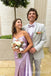 Elegant Strapless Lilac Side Slit Pleats Sheath Long Prom Dresses with Trailing ,WGP1582