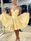 Elegant Strapless Sweetheart A-line Short Mini Homecoming Dress,QB1101