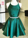Elegant Halter A-line Short Mini Homecoming Dress,QB1102