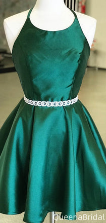 Elegant Halter A-line Short Mini Homecoming Dress,QB1102