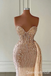 Stylish Pear Pink Strapless Sweetheart Mermaid Evening Gown Long Evening Party Prom Dresses ,WGP1244