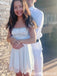 Elegant Short Sleeves A-line Short Mini Homecoming Dress,QB0981