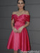 Elegant Off-shoulder A-line Short Mini Homecoming Dress,QB1108
