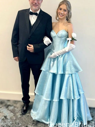 Elegant Strapless A-line Long Formal Gown to Impress,WGP2197