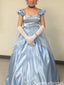 Gorgeous Short Sleeves A-line Long Formal Gown to Impress,WGP2200
