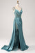 Sexy Charming Mermaid Side Slit Appliques Maxi Long Formal Prom Dresses Evening Gown ,WGP543