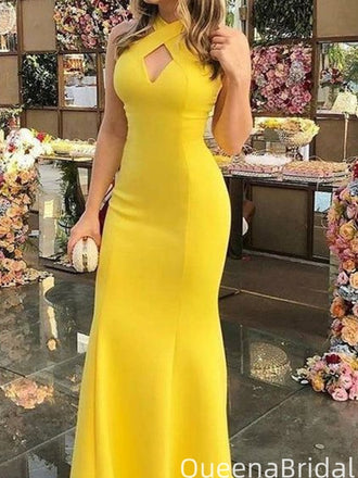 Formal Yellow Mermaid Long Formal Gown to Impress,WGP2210