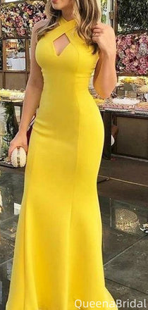 Formal Yellow Mermaid Long Formal Gown to Impress,WGP2210