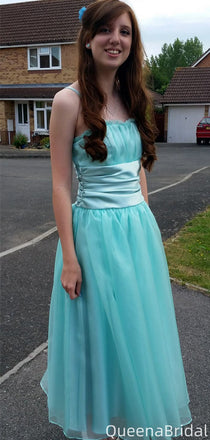 Casual Spaghetti Strap A-line Long Formal Gown to Impress,WGP2214