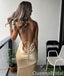 Sexy Halter Open Back Sheath Evening Gown Maxi Long Formal Dresses Prom Dresses ,WGP862