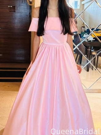 Elegant Off-shoulder A-line Long Prom Dress Ideas, Evening Party Dresses,WGP2038