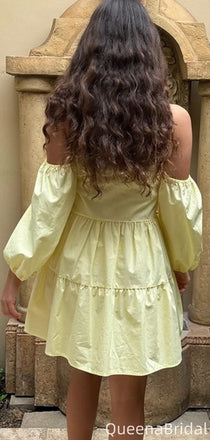 Elegant Strapless A-line Short Mini Homecoming Dress,QB1126