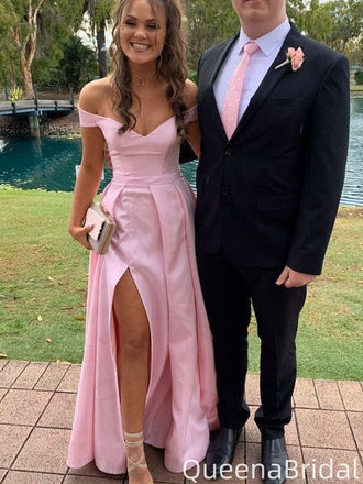 Elegant Off-shoulder A-line Long Formal Gown to Impress,WGP2218