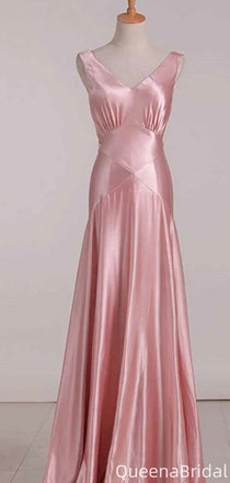 Elegant V-neck Mermaid Long Prom Dress Ideas, Evening Party Dresses,WGP2059