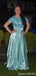 Gorgeous Short Sleeves A-line Long Formal Gown to Impress,WGP2225