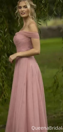 Elegant Off-shoulder A-line Long Formal Gown to Impress,WGP2227