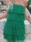 Casual Spaghetti A-line Short Mini Homecoming Dress,QB1131