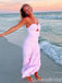 Simple Light Pink Strapless Sweetheart A-line Party Dress Long Prom Dresses to Impress ,WGP1472