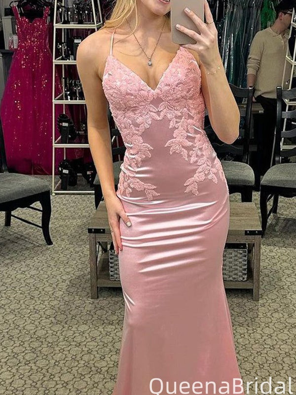 Gorgeous Spaghetii Strap Mermaid Long Formal Gown to Impress,WGP2236