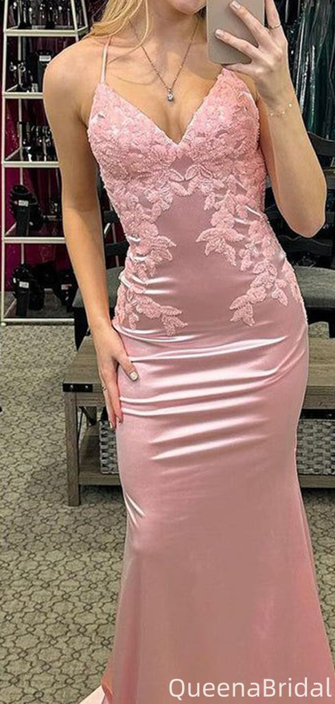 Gorgeous Spaghetii Strap Mermaid Long Formal Gown to Impress,WGP2236