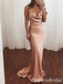 Sexy Mermaid Spaghetti Straps Party Dress Long Prom Dresses to Impress ,WGP1528