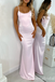 Sexy Light Pink Mermaid Bow Long Prom Dress to Impress ,WGP1694