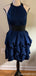 Elegant Halter A-line Short Mini Homecoming Dress,QB1149
