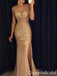 Sexy Sparkly Deep V-neck Side Slit Evening Gown Long Prom Dresses ,WGP661