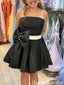 Elegant Strapless A-line Short Mini Homecoming Dress,QB1156