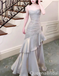 Elegant Silver Sweetheart Sheath Long Prom Dress to Impress ,WGP1701