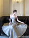 Elegant Silver Sweetheart Sheath Long Prom Dress to Impress ,WGP1701