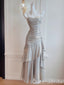 Elegant Silver Sweetheart Sheath Long Prom Dress to Impress ,WGP1701