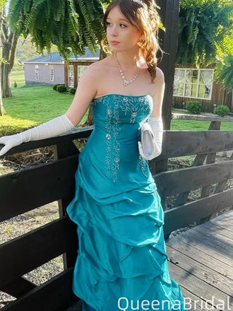 Elegant Strapless Sheath Long Formal Gown to Impress,WGP2069