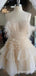 Elegant Off-the-shoulder White Layer A-line Graduation Party Homecoming Dresses ,QB0691