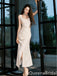 Elegant Champagne Sweetheart Sheath Long Prom Dress to Impress ,WGP1702