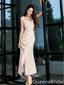 Elegant Champagne Sweetheart Sheath Long Prom Dress to Impress ,WGP1702